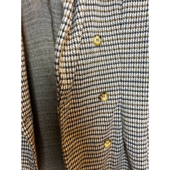 Altar'd State Jacket Blazer Brown Houndstooth Academia Professor Women XS - Picture 2 of 8